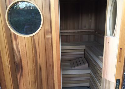home sauna 5 - inside